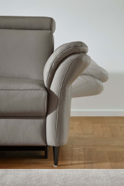 PN-EM24034 von Polinova - Ledersofa Variante links granit