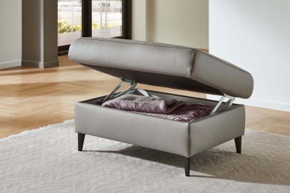 PN-EM24034 von Polinova - Ledersofa Variante links granit