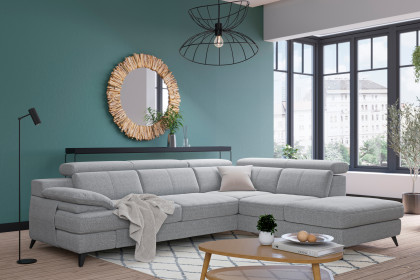 Titus-LE26 von COTTA - Polsterecke Ausführung rechts silver