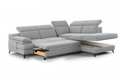 Titus-LE26 von COTTA - Polsterecke Ausführung rechts silver