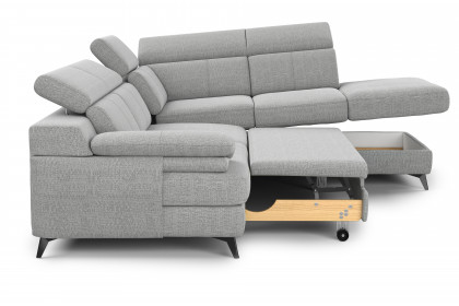 Titus-LE26 von COTTA - Polsterecke Ausführung rechts silver