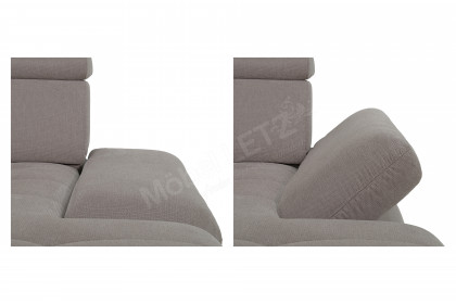 Carolina C XC von Poco - XXL-Sofa links taupe