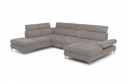 Carolina C XC von Poco - XXL-Sofa links taupe