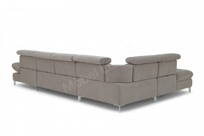 Carolina C XC von Poco - XXL-Sofa links taupe