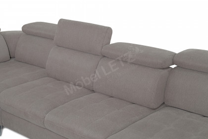 Carolina C XC von Poco - XXL-Sofa links taupe