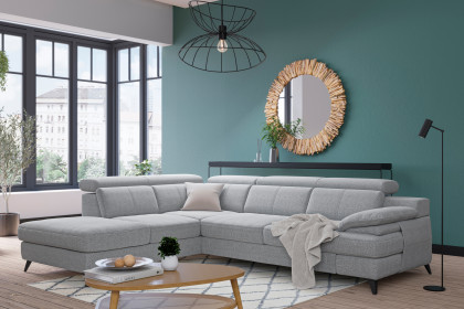 Titus-LE26 von COTTA - Polsterecke Ausführung links silver