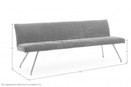 Helmond von Musterring - Bank in Espresso