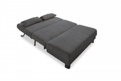 Gina von Sofa-Team - Schlafsofa 140 in Anthrazit
