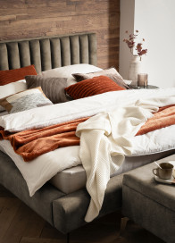 Como von DONE.® - Polsterbett brown