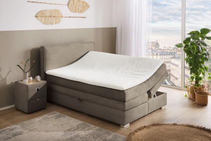 Arabella-Dream von Jockenhöfer - Boxspringbett 140 taupe