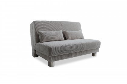 Gina von Sofa-Team - Schlafsofa 140 in Beige-Grau