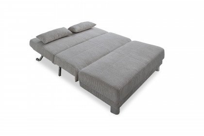 Gina von Sofa-Team - Schlafsofa 140 in Beige-Grau