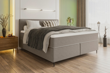 BX-LE-01 von SW KOLLEKTION - Boxspringbett sand