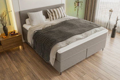 BX-LE-01 von SW KOLLEKTION - Boxspringbett sand