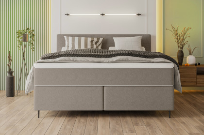 BX-LE-01 von SW KOLLEKTION - Boxspringbett sand