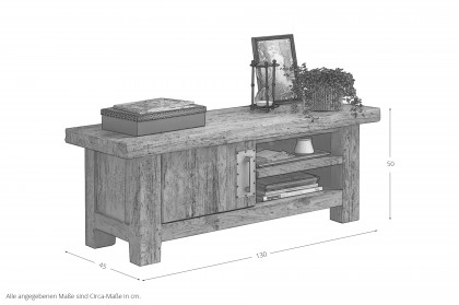 Coral von SIT Möbel - Lowboard aus recyceltem Teakholz