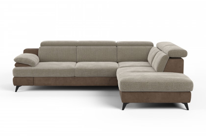 Titus-LE26 von COTTA - Polsterecke Variante rechts rabbit-savannah