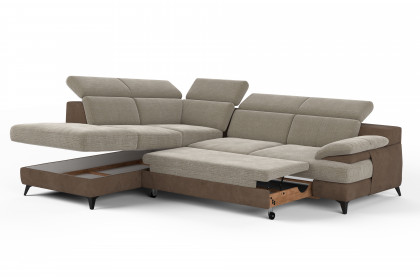 Titus-LE26 von COTTA - Polsterecke Variante links rabbit-savannah