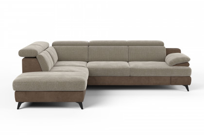 Titus-LE26 von COTTA - Polsterecke Variante links rabbit-savannah