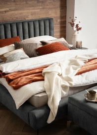 Como von DONE.® - Polsterbett anthracite