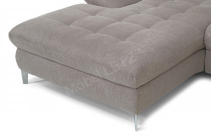 Carolina C XC von Poco - XXL-Sofa rechts taupe