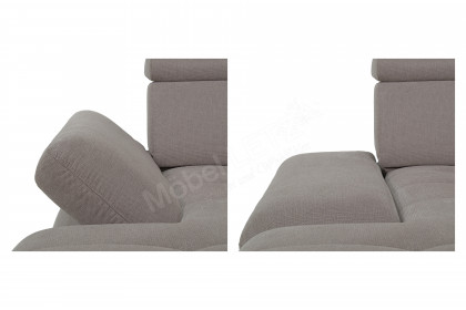 Carolina C XC von Poco - XXL-Sofa rechts taupe
