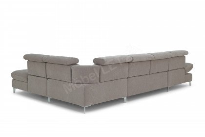 Carolina C XC von Poco - XXL-Sofa rechts taupe