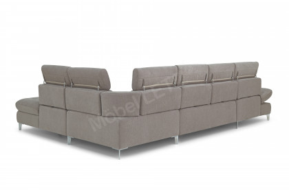 Carolina C XC von Poco - XXL-Sofa rechts taupe