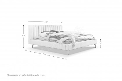 Como von DONE.® - Polsterbett elfenbein