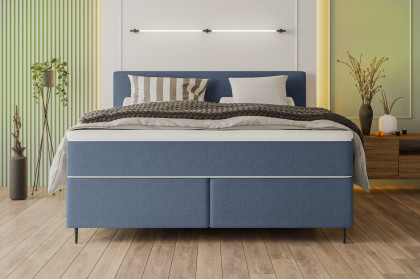 BX-LE-01 von SW KOLLEKTION - Boxspringbett blau