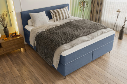 BX-LE-01 von SW KOLLEKTION - Boxspringbett blau