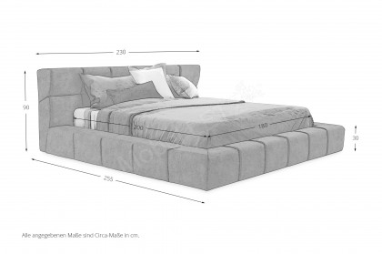 Leonardo-Dream von DONE.® - Polsterbett anthracite