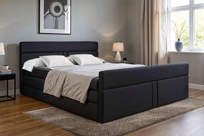 Lugano-Dream von Sofa-Team - System-Boxspringbett black