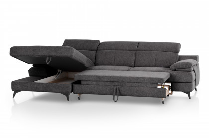 Titus-LE26 von COTTA - Polsterecke Variante links coal