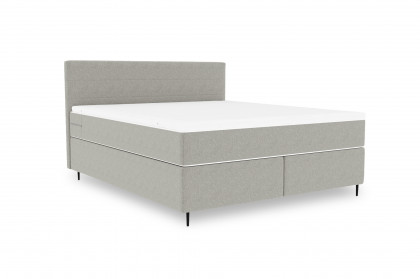 BX-LE-01 von SW KOLLEKTION - Boxspringbett hellgrau