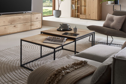 Vala von Hartmann - Beistelltisch Kerneiche natur/ anthrazit