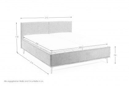HU-PB22140 von Hukla - Polsterbett KT 23925 natur
