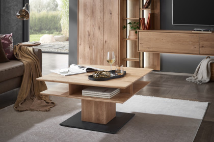Vala von Hartmann - Couchtisch Kerneiche/ anthrazit