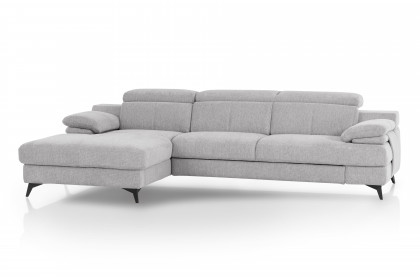 Titus-LE26 von COTTA - Ecksofa Variante links silver