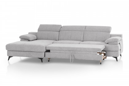 Titus-LE26 von COTTA - Ecksofa Variante links silver