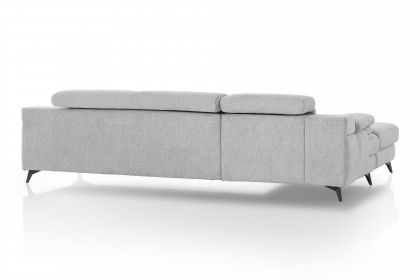 Titus-LE26 von COTTA - Ecksofa Variante links silver