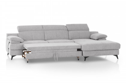 Titus-LE26 von COTTA - Ecksofa Variante rechts silver