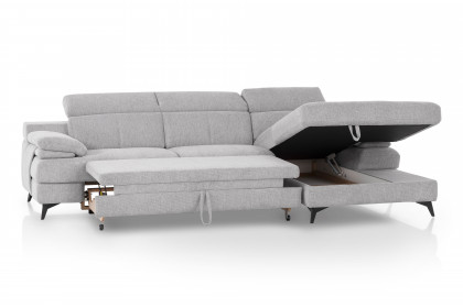 Titus-LE26 von COTTA - Ecksofa Variante rechts silver