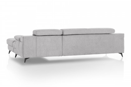 Titus-LE26 von COTTA - Ecksofa Variante rechts silver