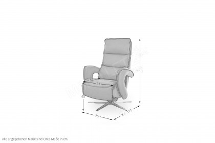 HU-ER19145 von Hukla - TV-Sessel barolo