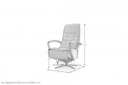 HU-ES19141 von Hukla - TV-Sessel ice