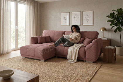 Modell 248 II von Sofa-Team - Polstersofa Variante links terrakotta