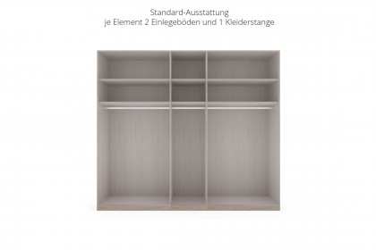 Sevilla von Wiemann - Schlafzimmer-Set Bianco-Eiche - graphit