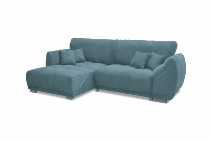 Modell 248 II von Sofa-Team - Polstergarnitur Variante links petrol
