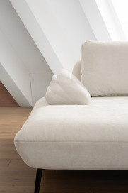 Benton von Poco - Sofaecke links creme